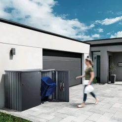 Biohort Mülltonnenbox Alex dunkelgrau Outlet