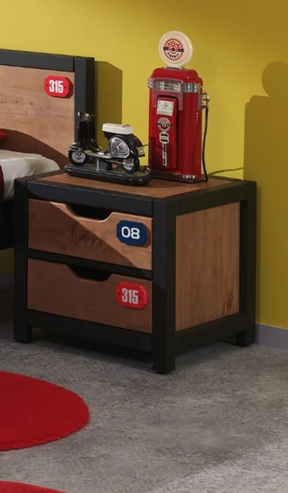 MID.YOU Nachttisch Alex kieferfarbig Hot