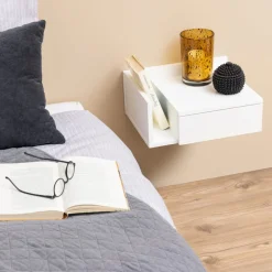 MID.YOU Nachttisch Ashlan weiss Outlet