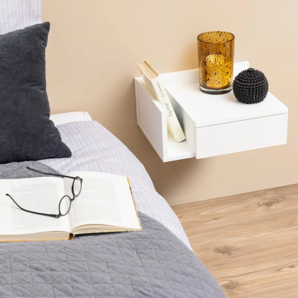 MID.YOU Nachttisch Ashlan weiss Outlet