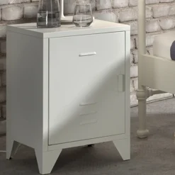 MID.YOU Nachttisch Bronxx White Hot