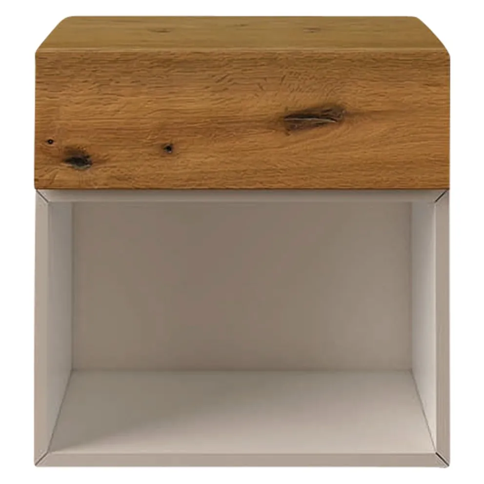 Lago Nachttisch 36E8 Wildwood naturale, cocco New