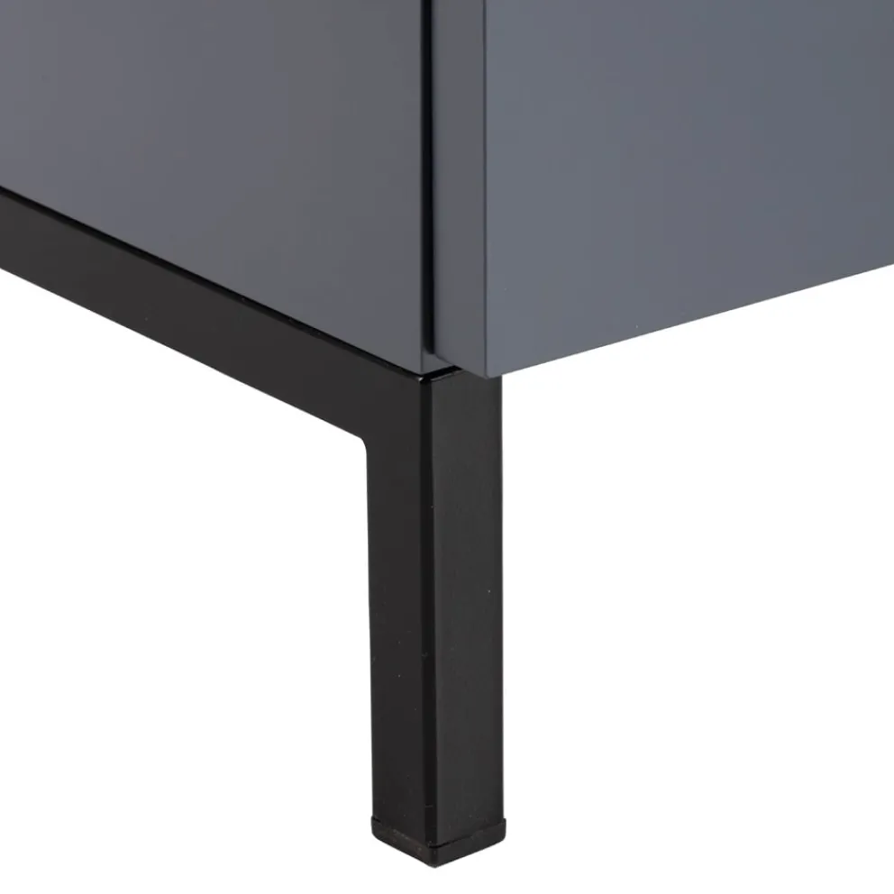 BYYU Nachttisch Garda 7015 schiefergrau New