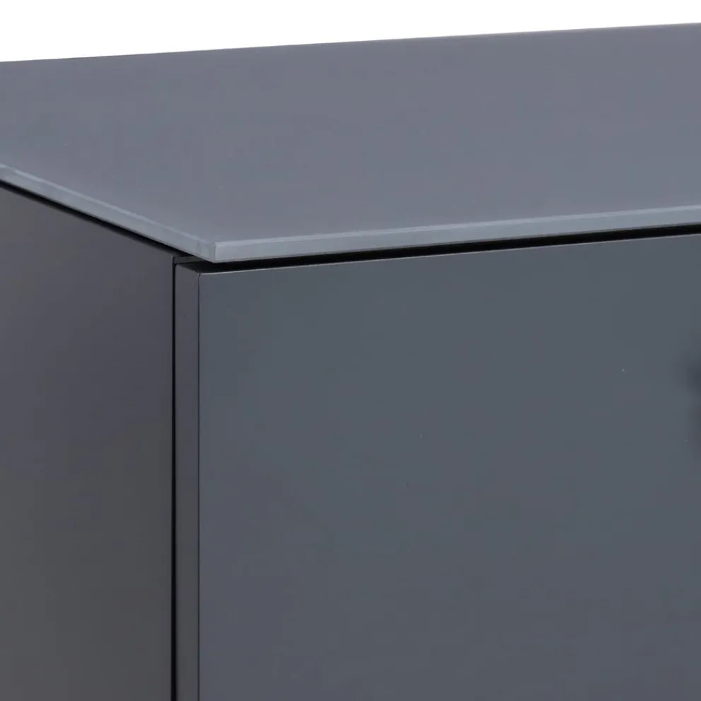 BYYU Nachttisch Garda 7015 schiefergrau New