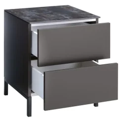 BYYU Nachttisch Garda 8019 graubraun Discount