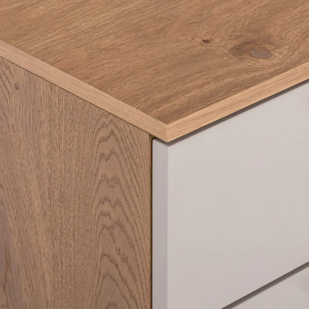 Dieter Knoll Nachttisch Gent eichefarbig, taupe Sale