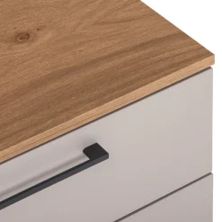 Dieter Knoll Nachttisch Gent eichefarbig, taupe Sale