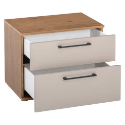 Dieter Knoll Nachttisch Gent eichefarbig, taupe Sale