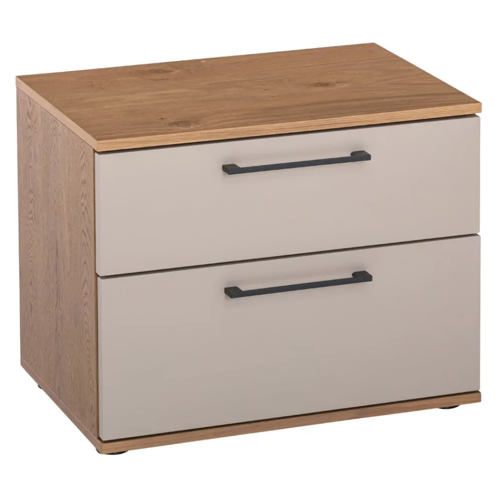Dieter Knoll Nachttisch Gent eichefarbig, taupe Sale