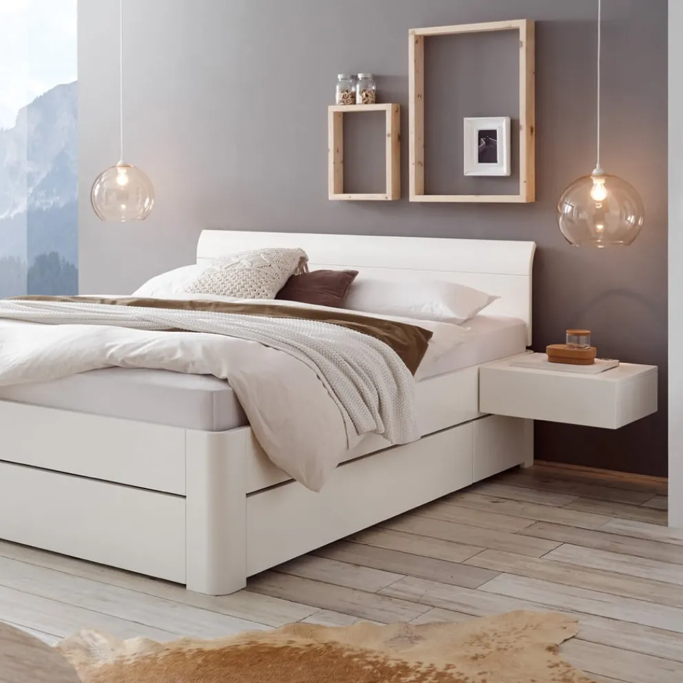 HASENA Nachttisch Legno 10 Buche weiss deckend New