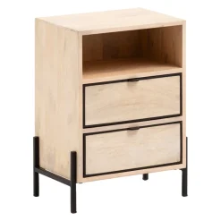 MID.YOU Nachttisch Mango hellbraun Outlet