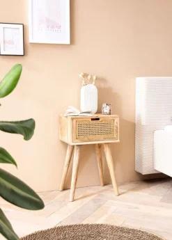MID.YOU Nachttisch Mango hellbraun Outlet