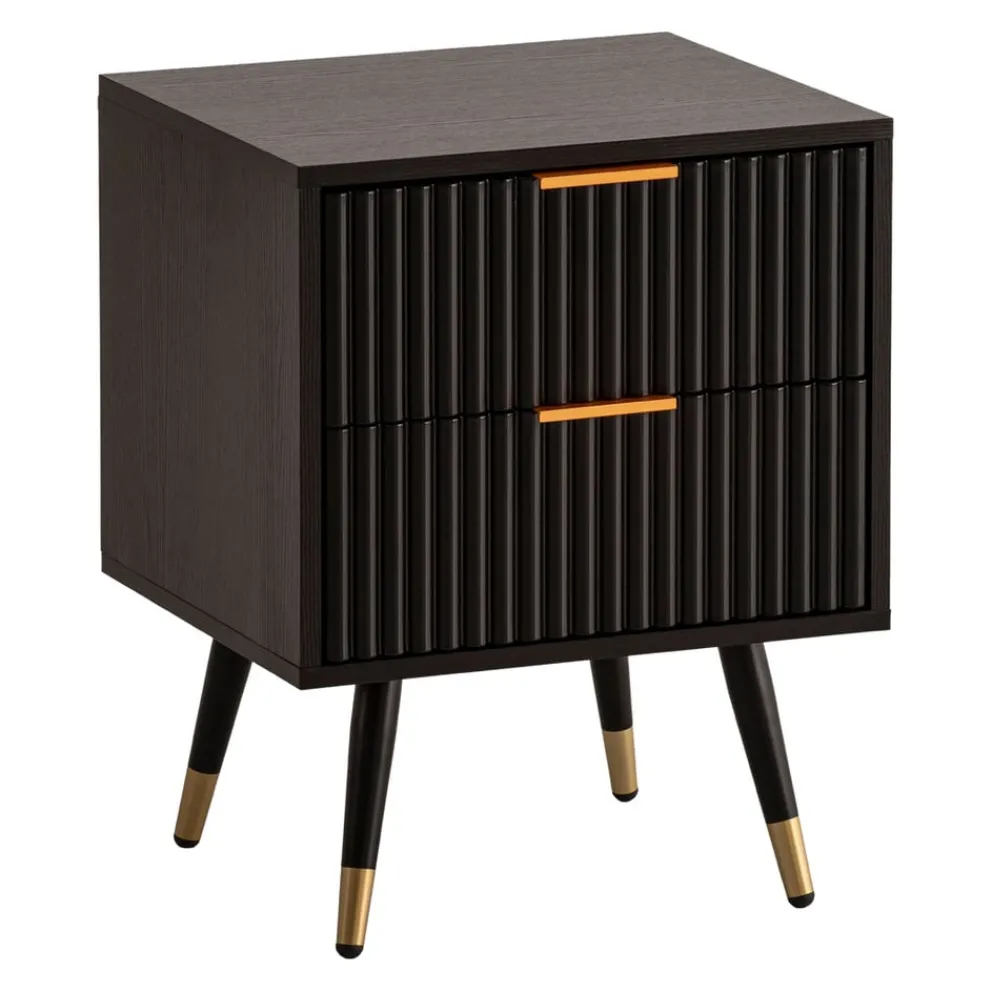 MID.YOU Nachttisch Modern schwarz Hot