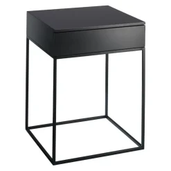 TRINATURA Nachttisch Neka schwarz Discount