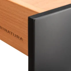 TRINATURA Nachttisch Neka schwarz Discount
