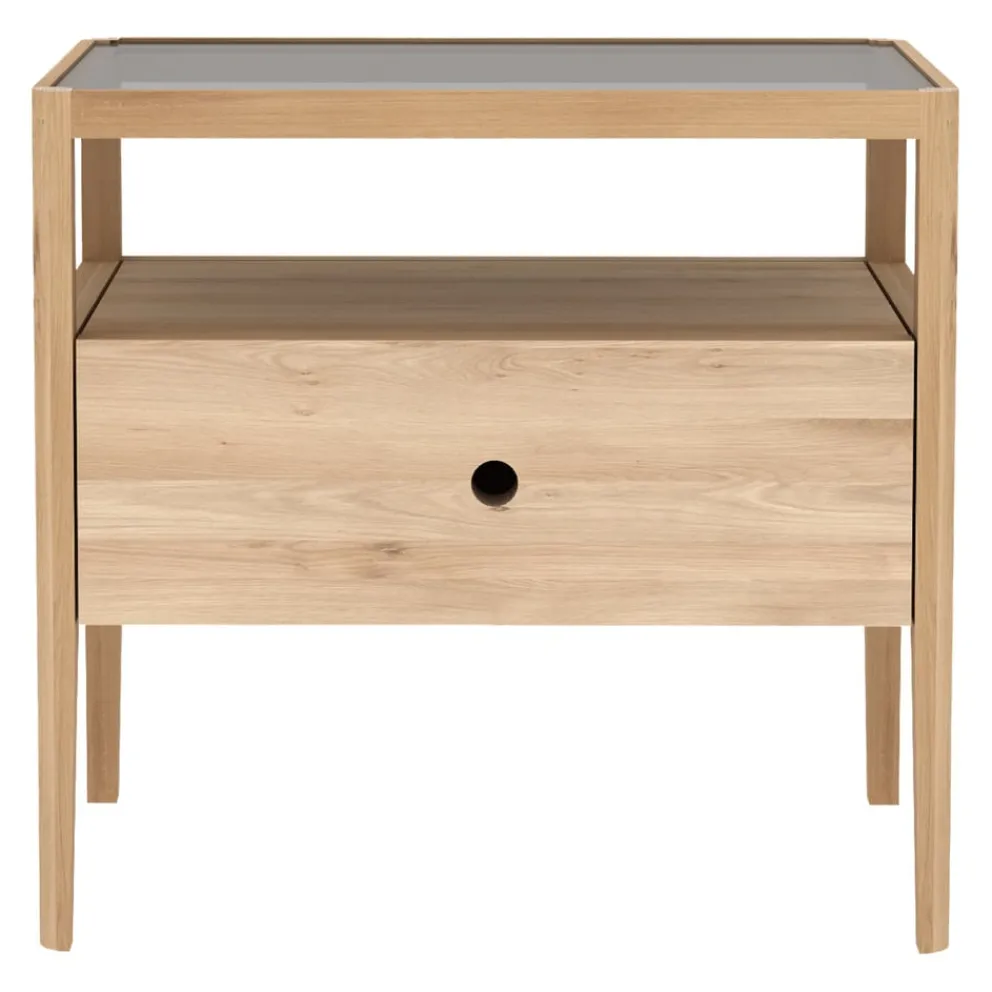 Ethnicraft Nachttisch Spindle eichefarbig Discount