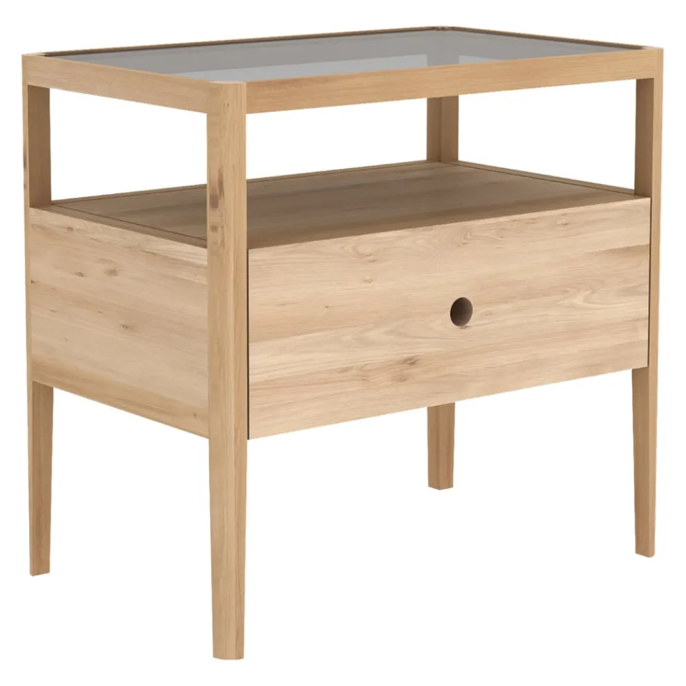 Ethnicraft Nachttisch Spindle eichefarbig Discount