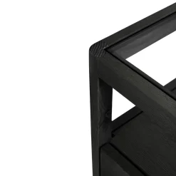 Ethnicraft Nachttisch Spindle schwarz Sale