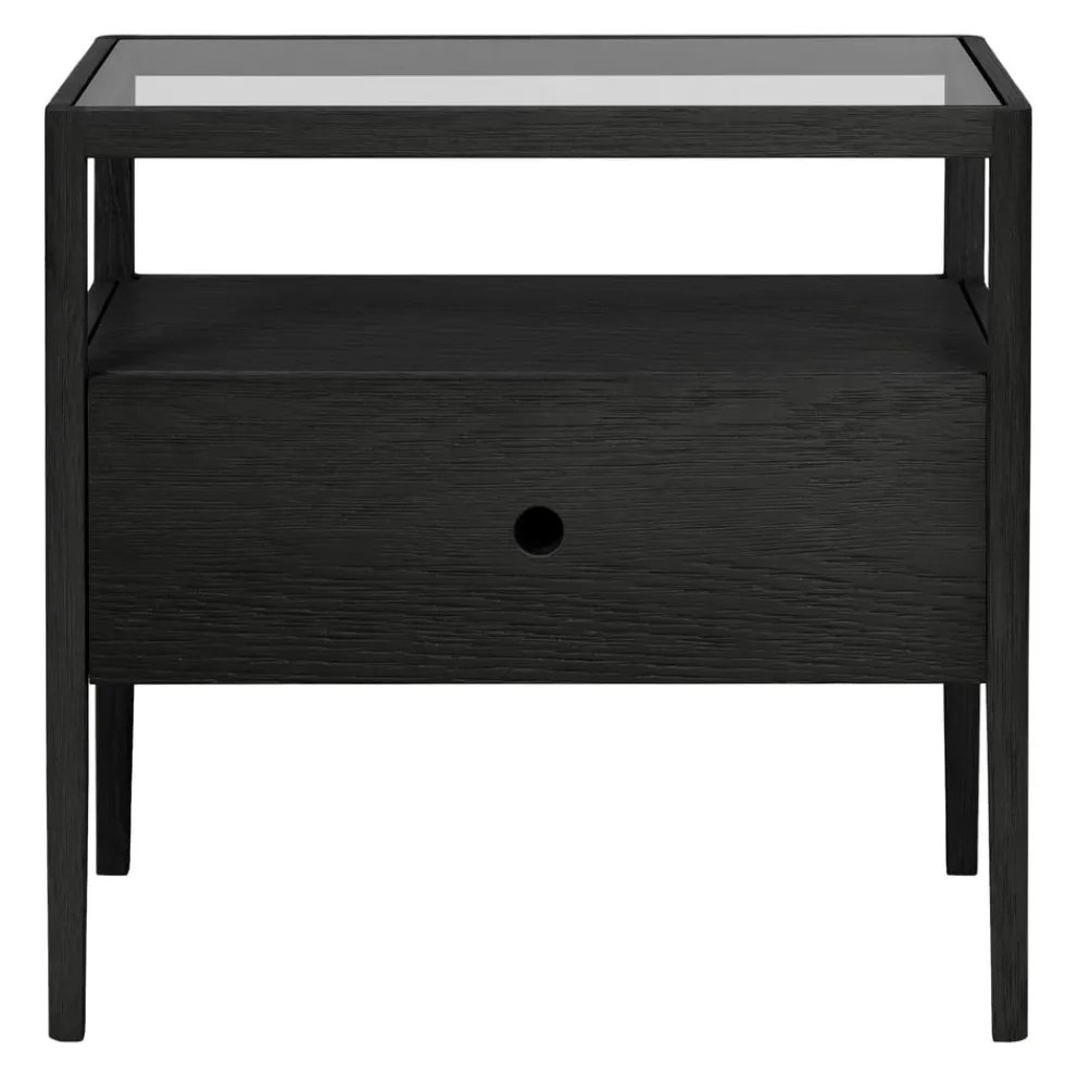 Ethnicraft Nachttisch Spindle schwarz Sale