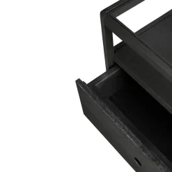 Ethnicraft Nachttisch Spindle schwarz Sale