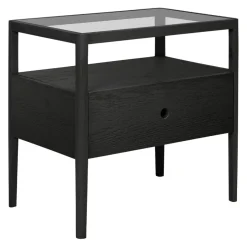 Ethnicraft Nachttisch Spindle schwarz Sale
