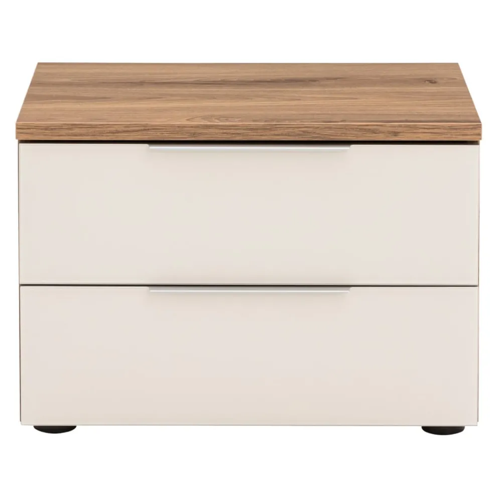 Moderano Nachttisch System One eichefarbig, elfenbein New