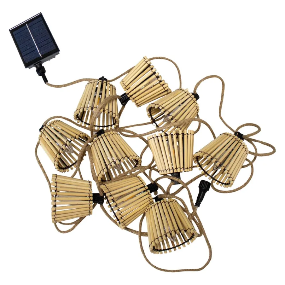 newgarden Outdoor Lichterkette Okinawa bambusfarbig New