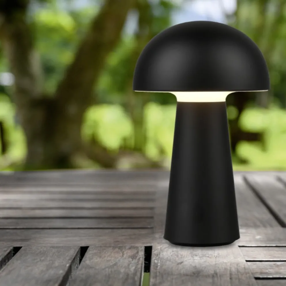 Reality Outdoor Tischleuchte Led Lennon schwarz New