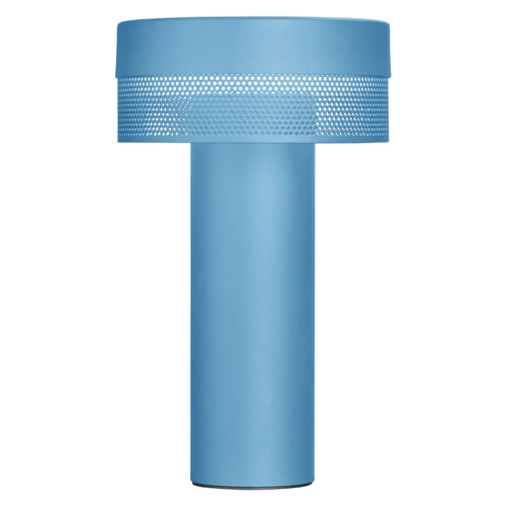 Hell Outdoor Tischleuchte Mesh pastellblau Best