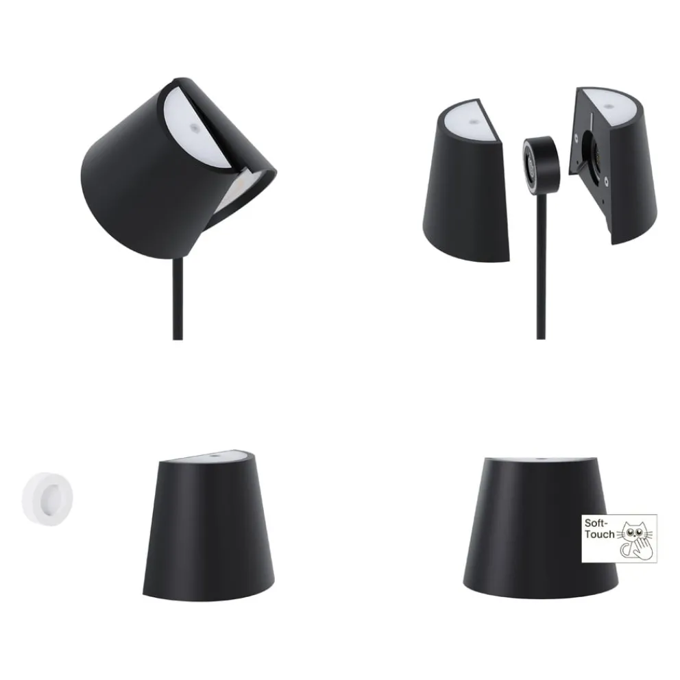 SIGOR Outdoor Tischleuchte Nuindie Tango schwarz Online