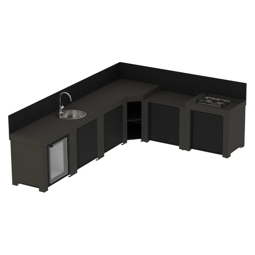 ENO Planchas Outdoorküche Deluxe anthrazit Best