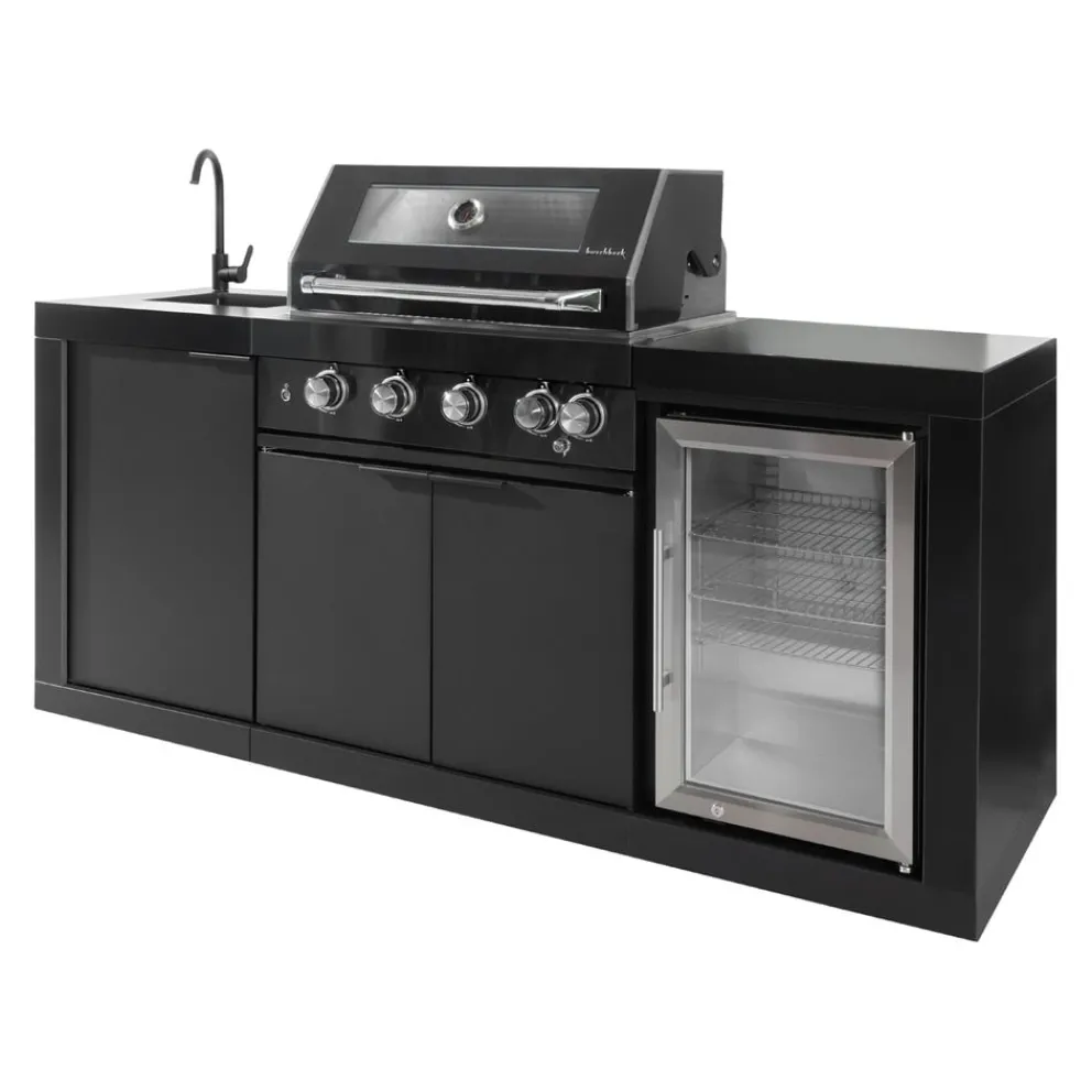 Buschbeck Outdoorküche Liverpool schwarz Discount