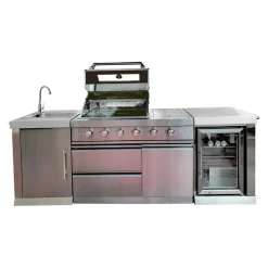 Buschbeck Outdoorküche Oxford silber Hot