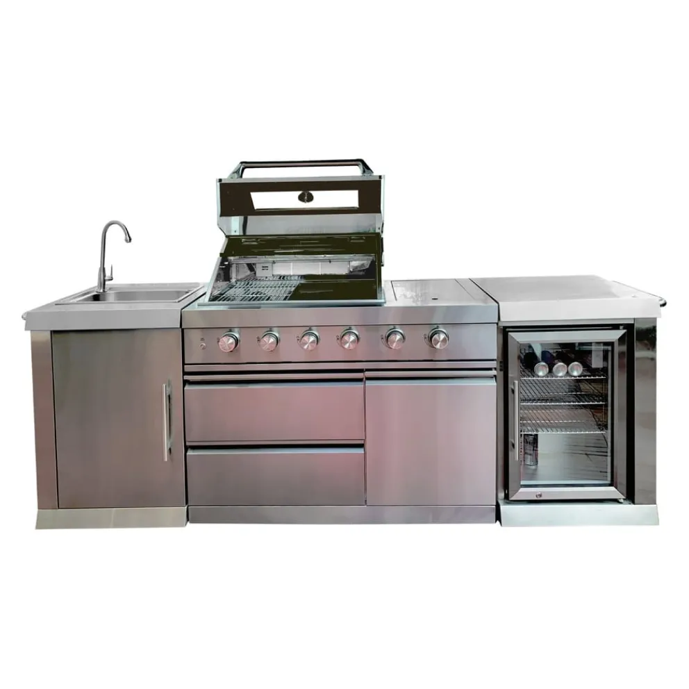 Buschbeck Outdoorküche Oxford silber Hot