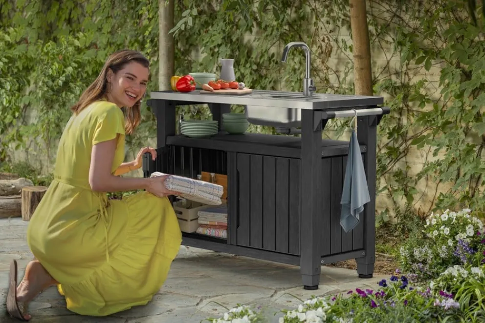 Keter Outdoorküche Unity anthrazit Outlet