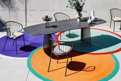 atelier pfister Outdoor-Teppich Hochwald blau