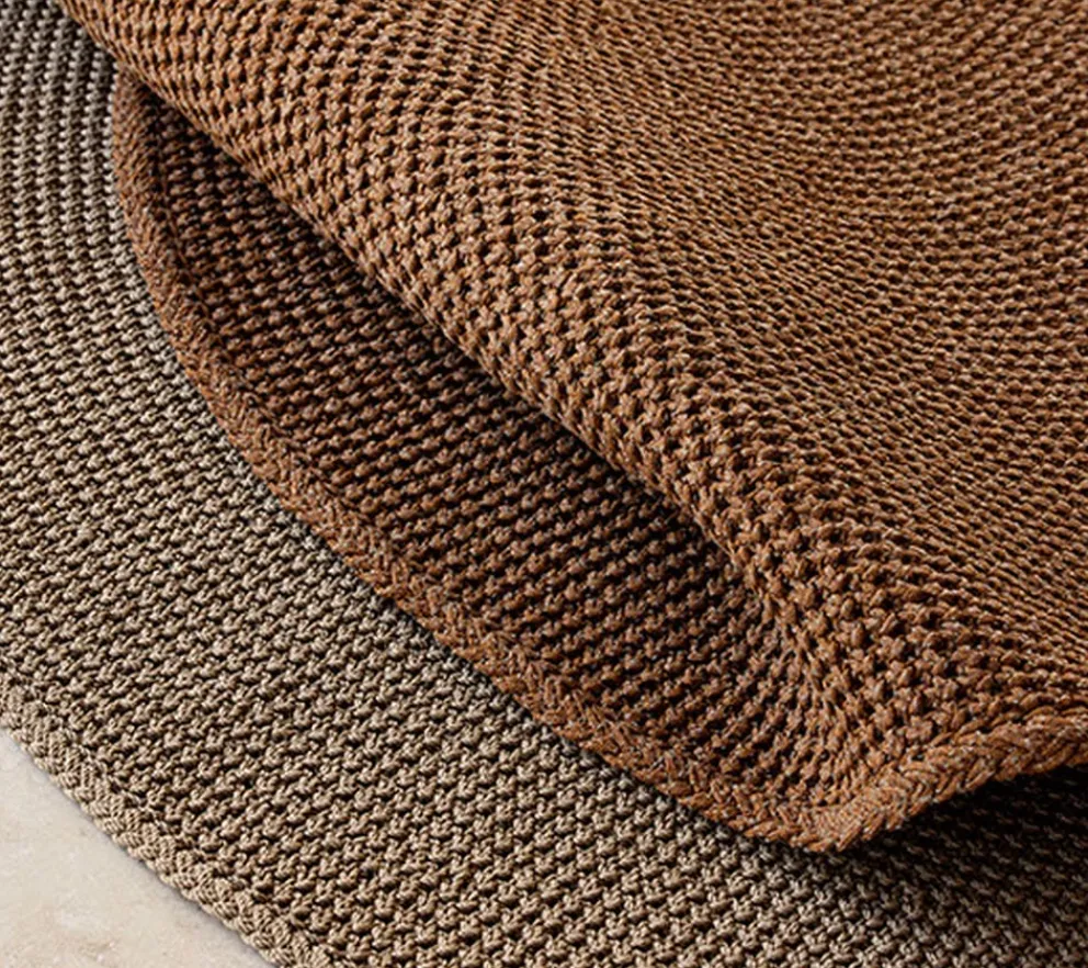 Cane-line Outdoor-Teppich Knit braun New