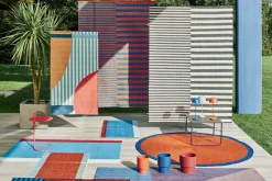 atelier pfister Outdoor-Teppich lostorf bunt Clearance