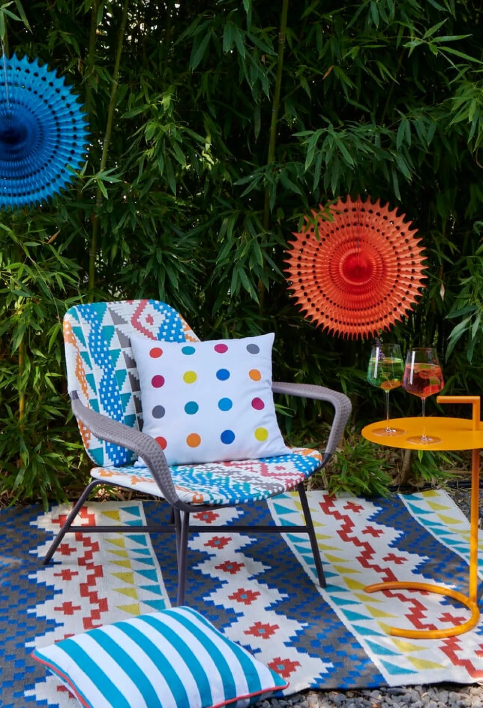 BYYU Outdoor-Teppich Mangla bunt Outlet