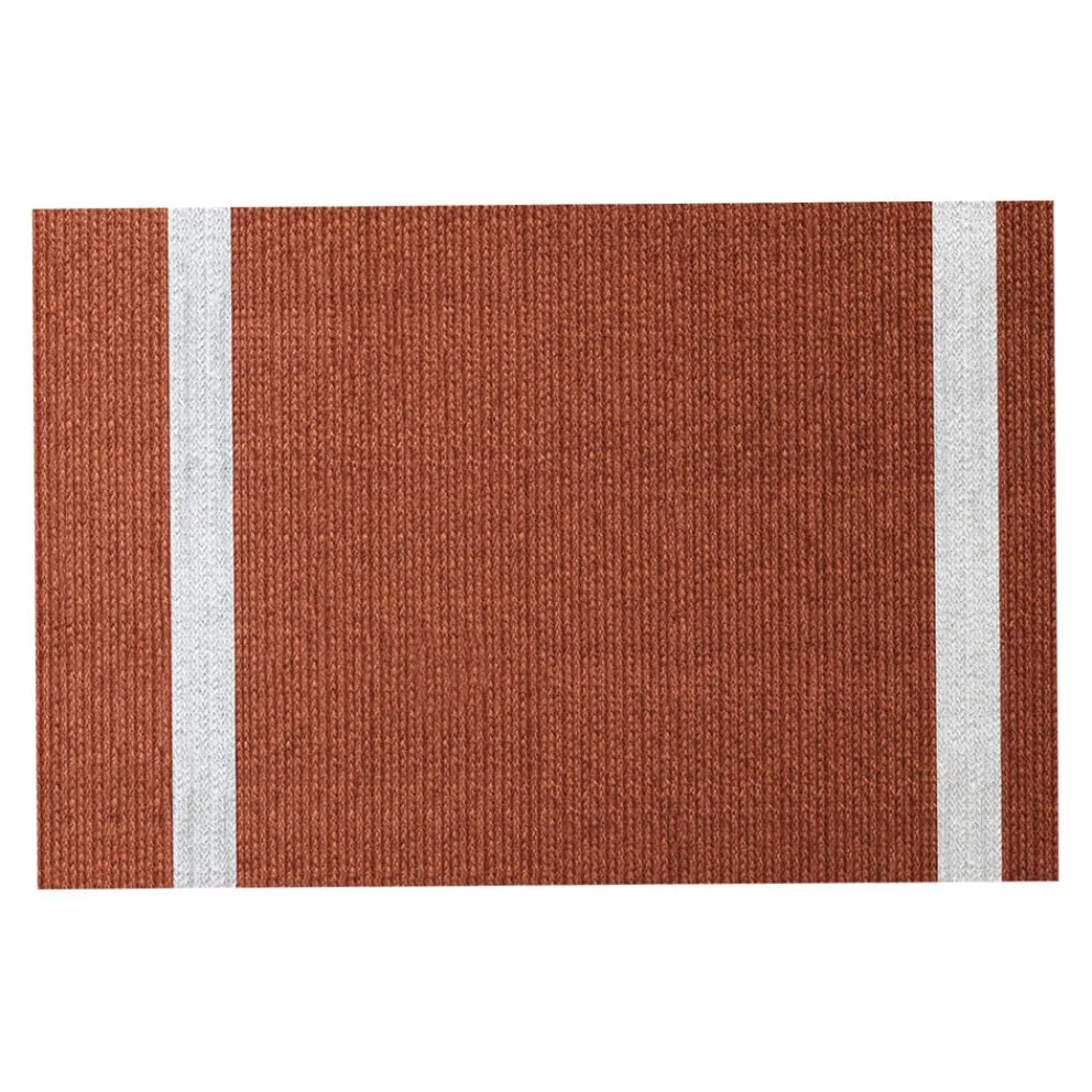 Fast Outdoor-Teppich Onda rostrot Best