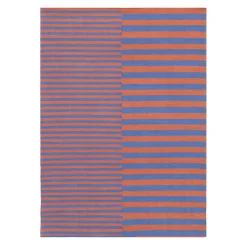 atelier pfister Outdoor-Teppich Staufen blau, orange Hot