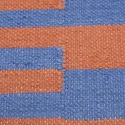 atelier pfister Outdoor-Teppich Staufen blau, orange Hot