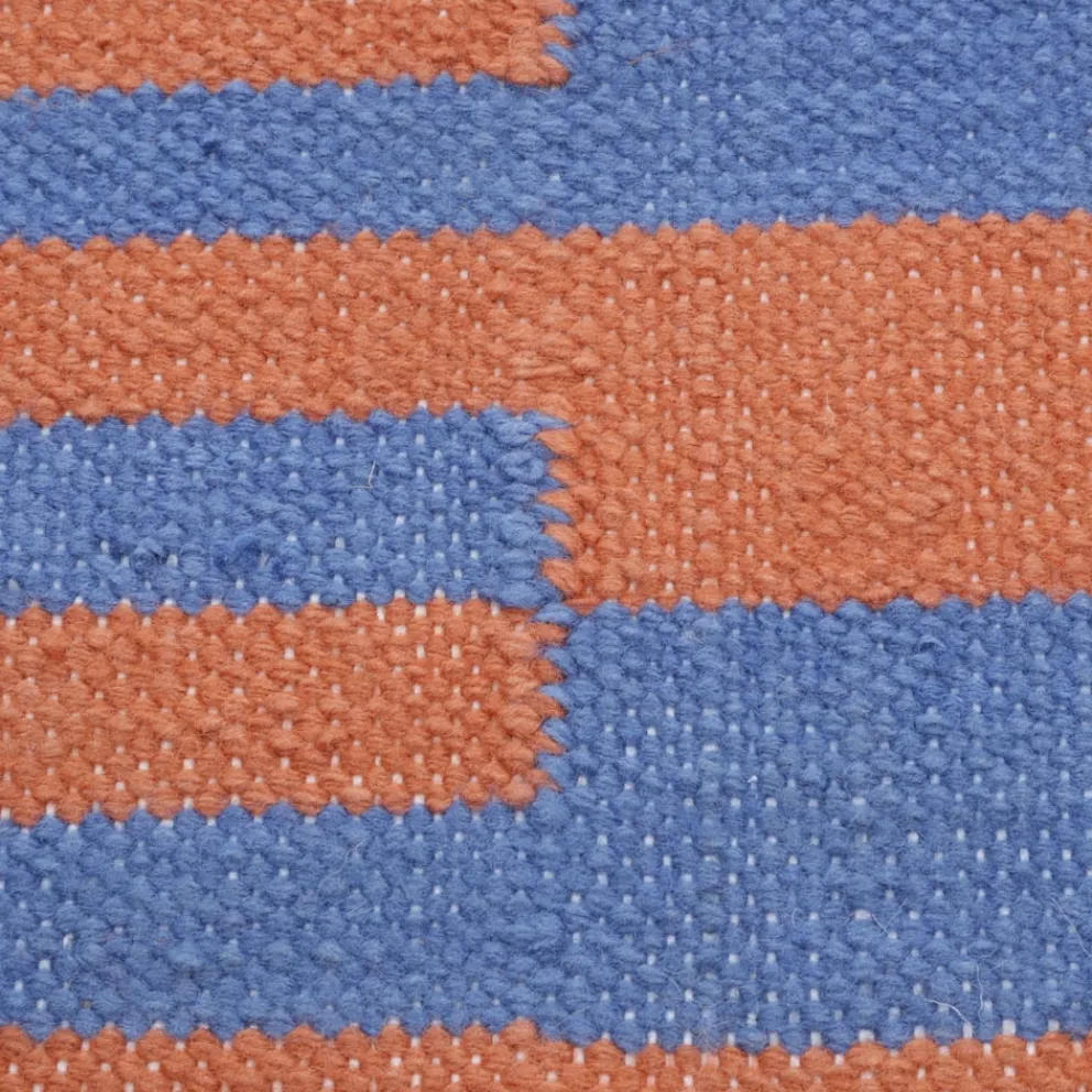 atelier pfister Outdoor-Teppich Staufen blau, orange Hot