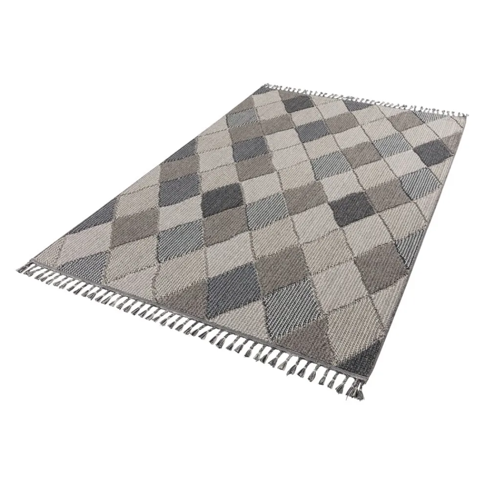 Schöner Wohnen Outdoor-Teppich Trevi graublau New