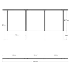 PLUS Pergola Cubic schwarz Best