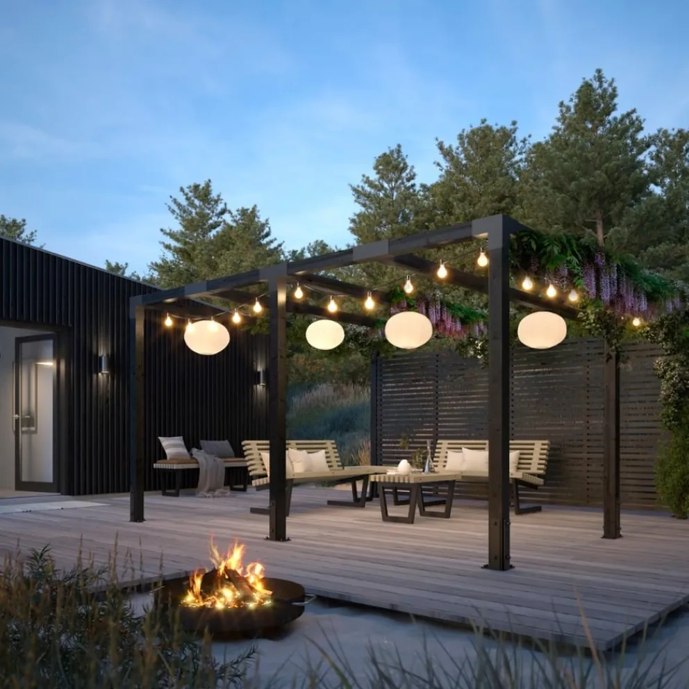 PLUS Pergola Cubic schwarz Best