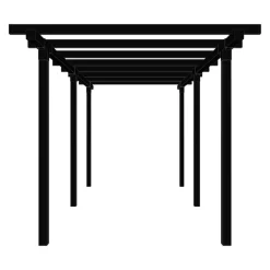 PLUS Pergola Cubic schwarz Best