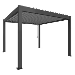 Biohort Pergola GR. 3.5x3.5 dunkelgrau, silber Sale