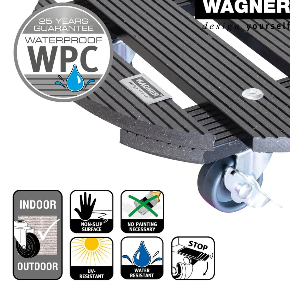 Wagner Pflanzenroller Ben anthrazit Hot