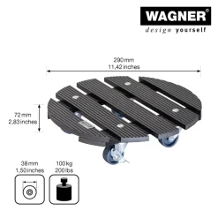 Wagner Pflanzenroller Ben anthrazit Hot